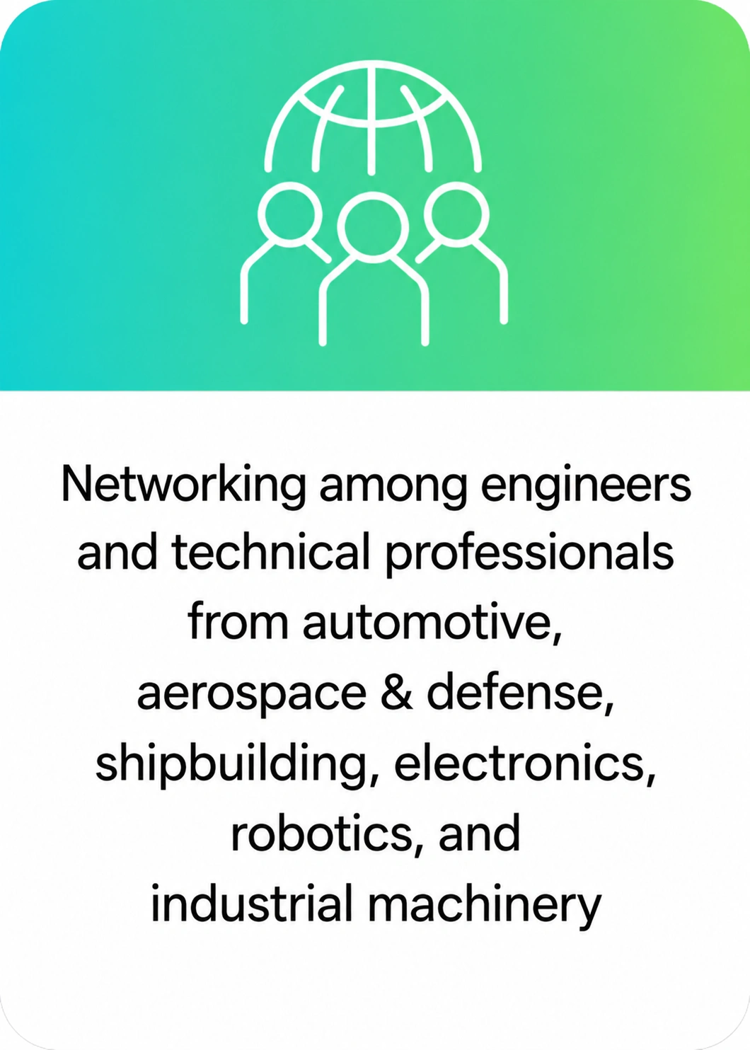 Networking across engineering industries