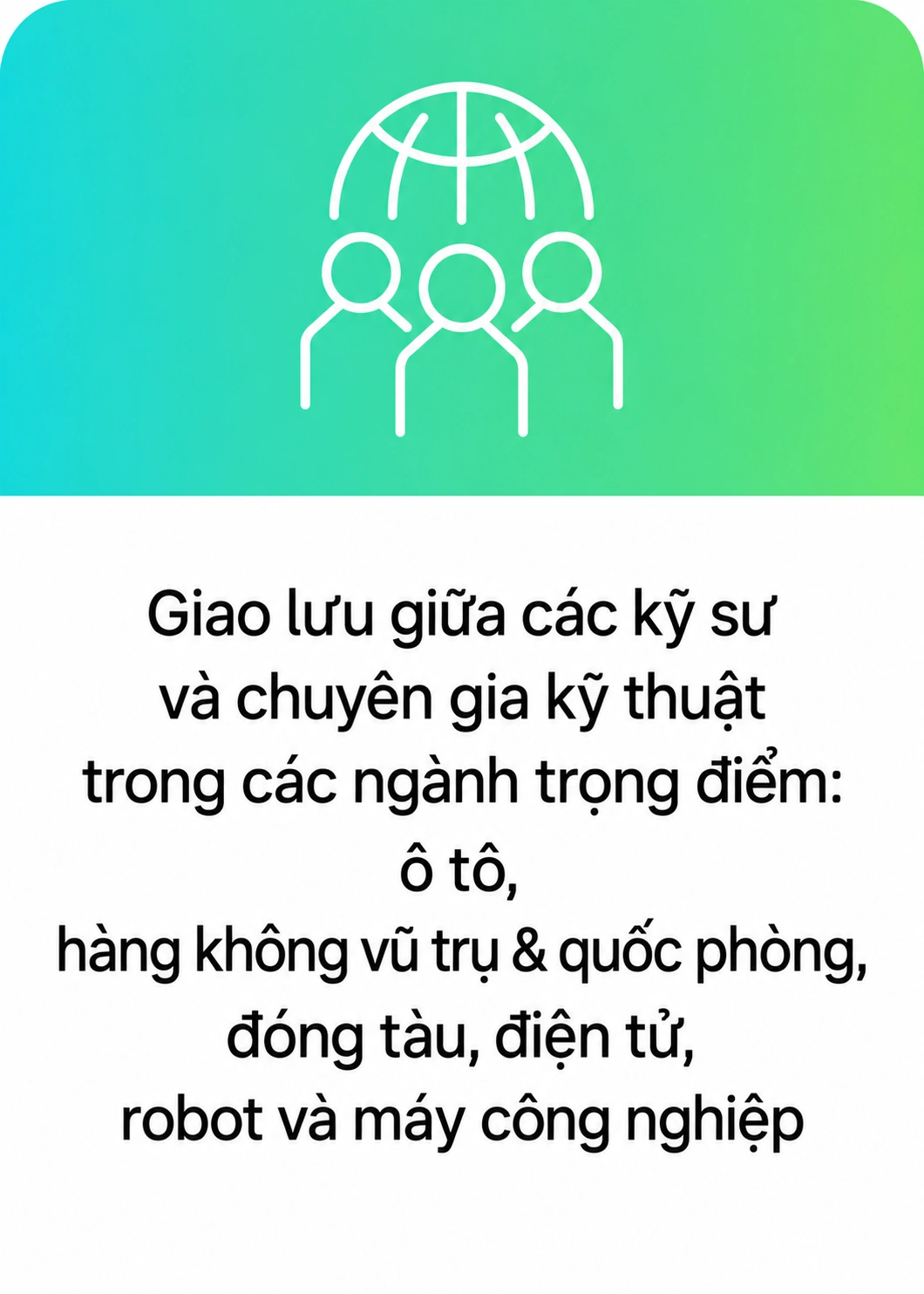 Giao lưu giữa các kỹ sư và chuyên gia kỹ thuật